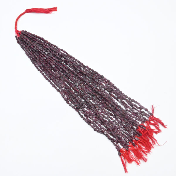 hand carved garnet beads, garnet for earrings, bold shape beads, unique garnet beads, rhombus gemstone loose beads