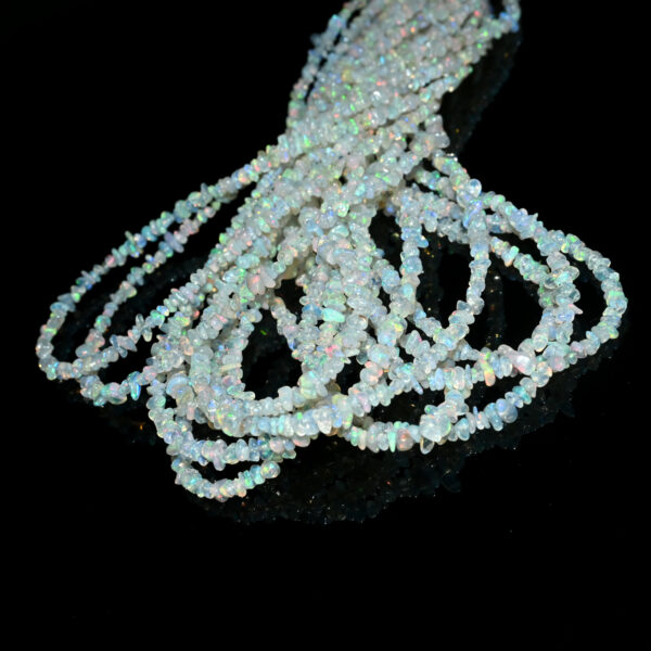 Natural opal chips for jewelry making