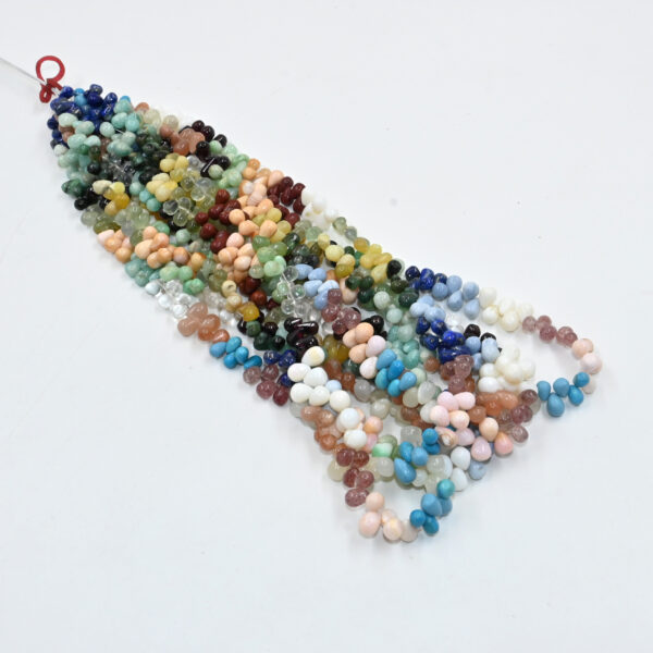Assorted Gemstone Beads – Teardrop Cut for Jewelry Making