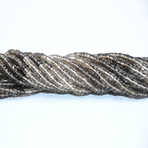 Natural Smoky Quartz Round Beads for Jewelry