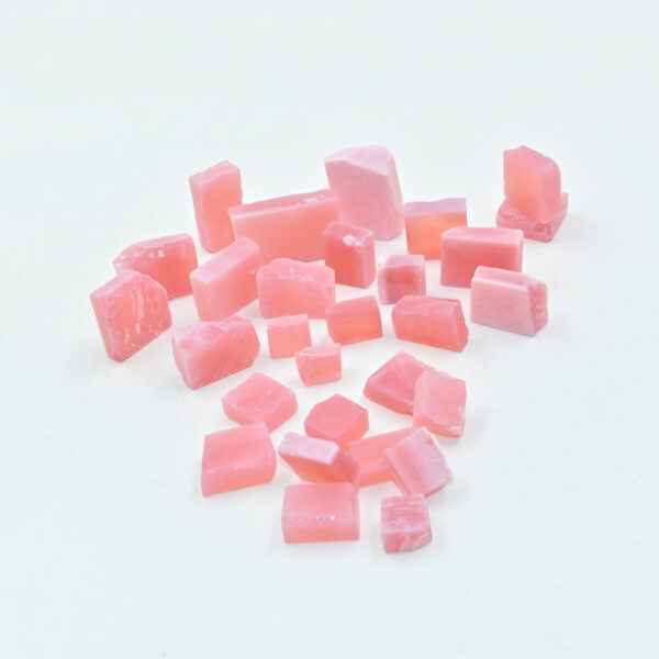 Natural 15-25mm pink opal rough beads strand for DIY jewelry