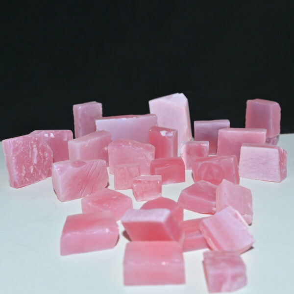 Raw Pink Opal Gemstones for DIY Necklace