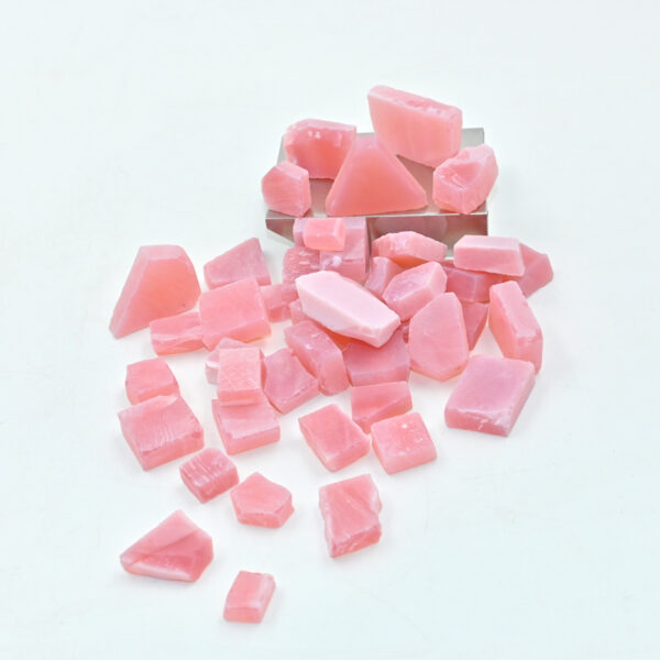 Natural Pink Opal Rough Beads 15-25mm Strand
