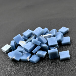 Blue Opal Rough Square Beads 8mm