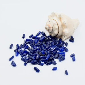 Blue Sapphire Rough Pencil Beads