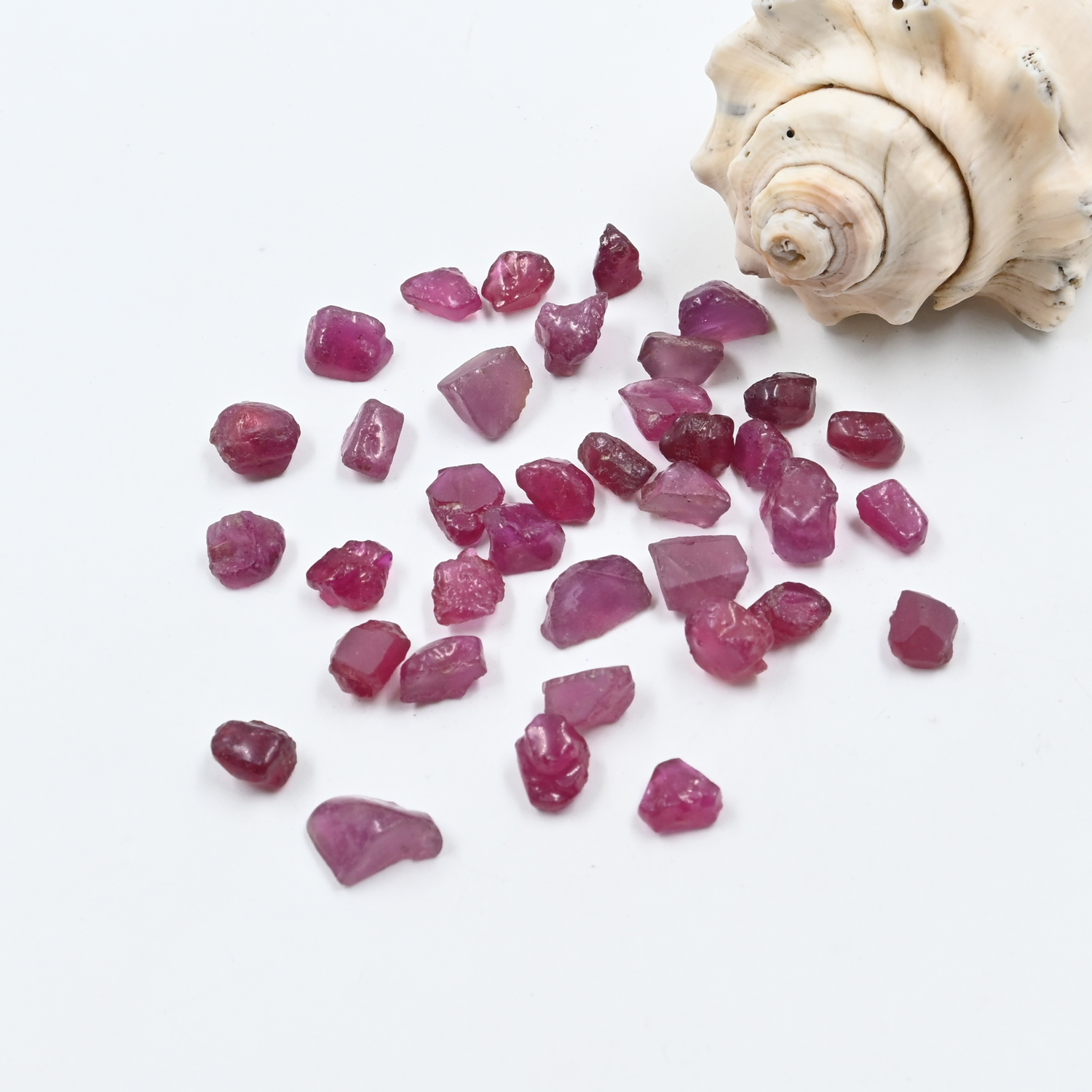 Natural Ruby Rough Beads 6-9mm