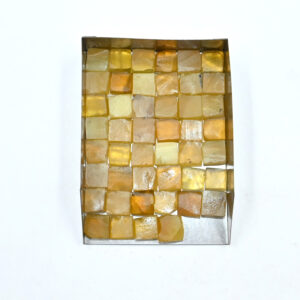 Yellow Opal Rough Beads 8mm Square