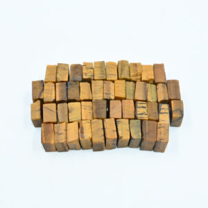 8mm Square Tiger Eye Crystal Strand