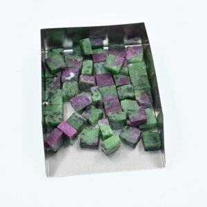 Natural Ruby Zoisite Square Cut Stones
