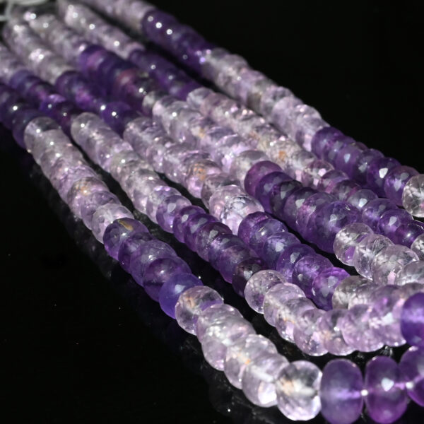 Faceted Amethyst Beads for DIY Bracelets & More