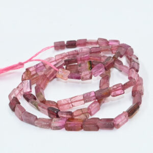 Natural Pink Tourmaline Beads for Handmade Jewelry