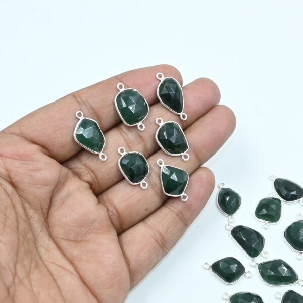 Natural Aventurine Gemstone Slice Links
