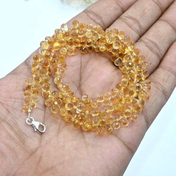 Handmade Citrine Jewelry Necklace