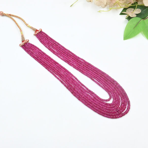 3-5mm Imitation Red Beads Strand