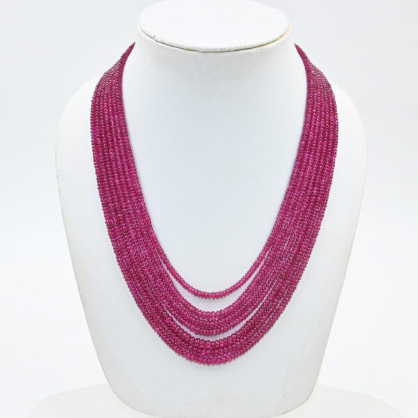 3-5mm Imitation Red Beads Strand