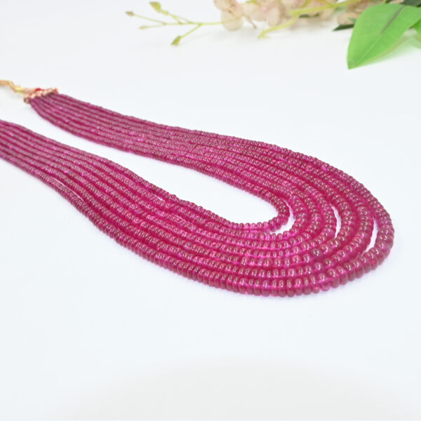Smooth Round Red Imitation Beads Jewelry