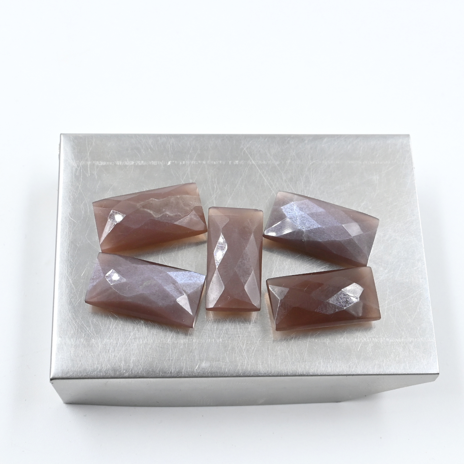 June Birthstone Chocolate Moonstone for Rings and Pendants