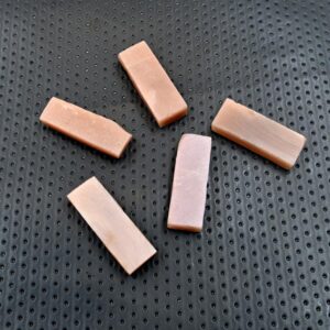 12x40x7mm Peach Moonstone Slice Beads Natural Stone