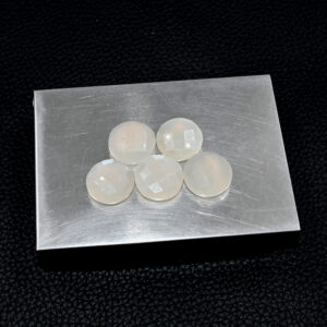 White Moonstone 3 mm, 4 mm, 5 mm, 6 mm Round Cabochon- Best Quality Gemstone For Jewelry Making