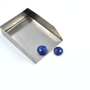 Natural Lapis Lazuli Gemstone Slice Smooth Coin Round Bead For Making Jewelry Polished Disks Slice Loose Stone