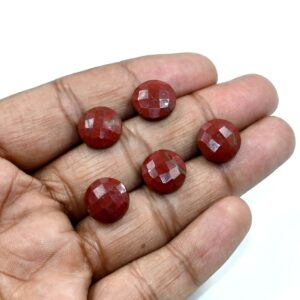 Red Jasper Faceted Briolette Loose Gemstone for Jewelry Making, Boho Crystal Briolette, Healing Stone, DIY Jewelry