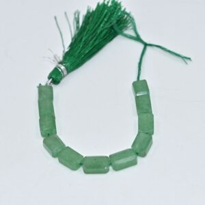 rand New Item, 8 Inch Strand, Natural GREEN AVENTURINE faceted Nuggets Briolettes