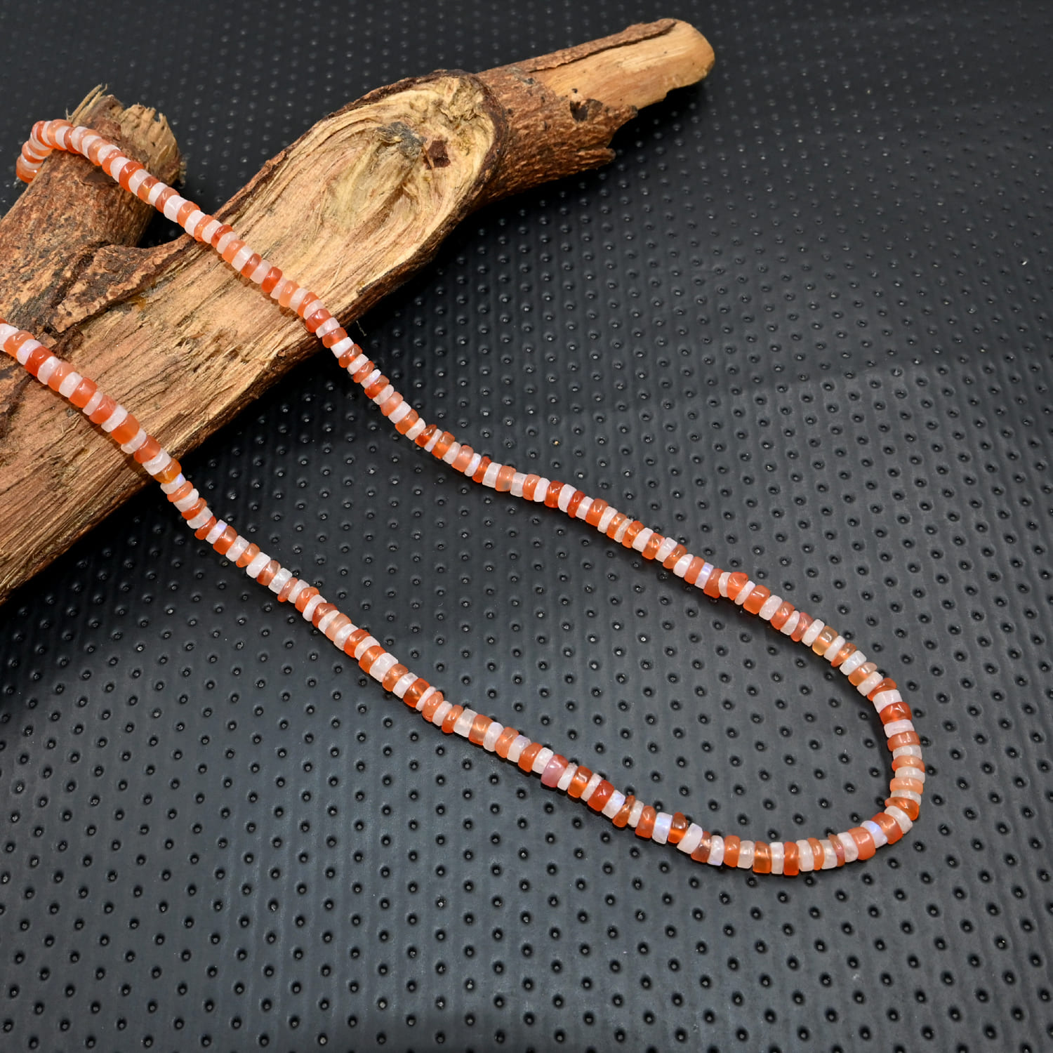 Carnelian Tyre Beads, Natural Carnelian Gemstone Disk Beads