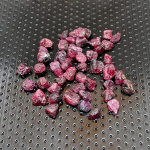 Natural Ruby Rough: 7-10mm Raw Gemstone Sticks, Earthmined Minerals