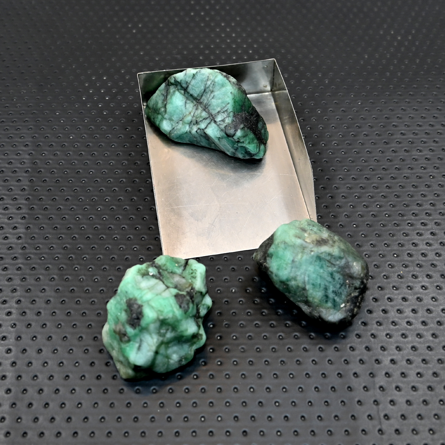 Raw Emerald Crystal Specimen: Natural Brazilian Green Emerald
