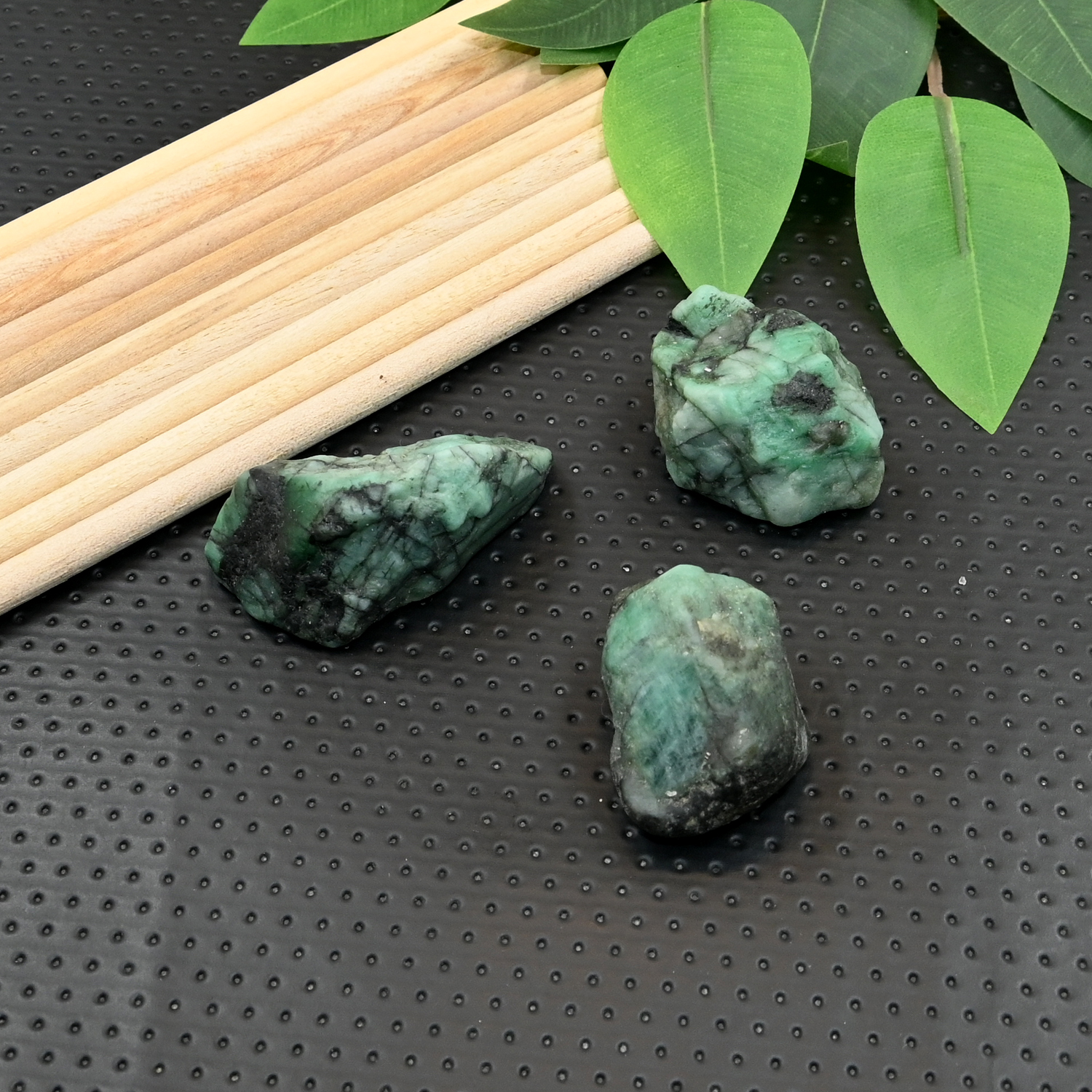 atural Raw Emerald Stones for Tumbling -Genuine Rough Pocket Crystals Rocks. Mineral Specimens ,May Birthstone