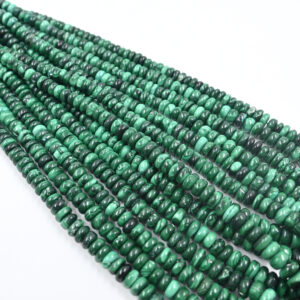 Malachite 8mm Smooth Round Beads, Buy either Loose beads or by the strand, 1mm Predrilled Center Drilled Hole
