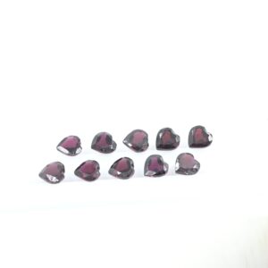 Natural Garnet Heart Rare Find Faceted Loose Heart, Valentine Day Specials, Garnet Pendant Jewelry For her,