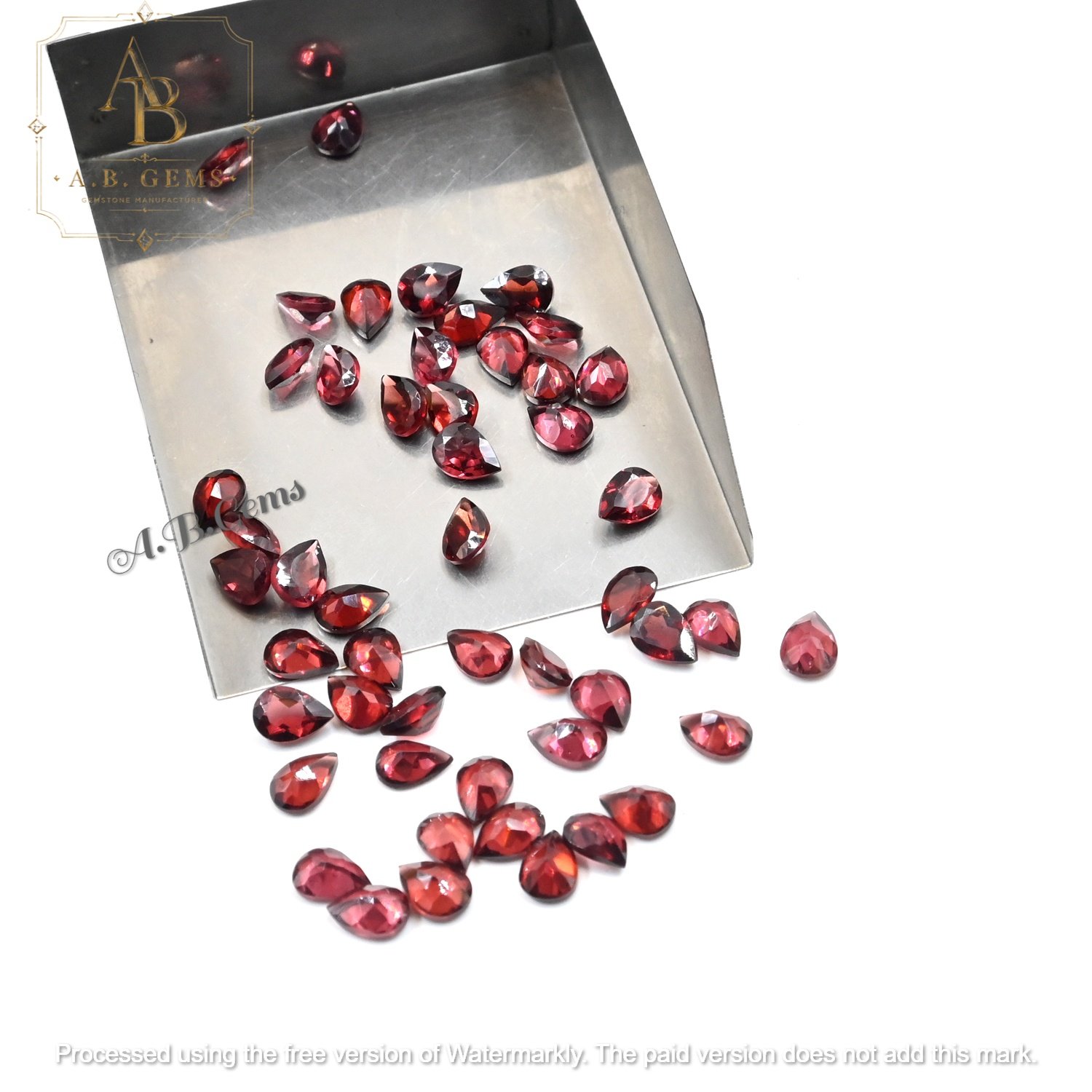 Garnet Mozambique Faceted Cut: AAA+ Teardrop Pear Wholesale Gemstones