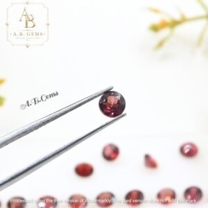 Mozambique Garnet Round Cut Loose Gemstone Lot ,Natural Red Garnet gemstone ,Round Cut Garnet, Mozambique garnet